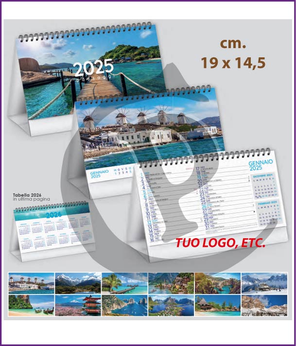 calendari-da tavolo 2025-personalizzati-Illustrati-da-scrivania-mete-da-sogno-pa402